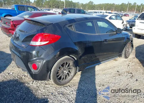 2014 Hyundai Veloster Turbo W/Black z USA, uszkodzony, nr VIN KMHTC6AE3EU194018